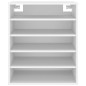 vidaXL Mueble zapatero de madera contrachapada blanco 60x35x70 cm vidaXL Mueble zapatero de madera contrachapada blanco 60x35x70 cm