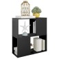 vidaXL Librería de madera contrachapada negro 60x24x63 cm vidaXL Librería de madera contrachapada negro 60x24x63 cm