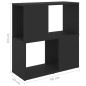 vidaXL Librería de madera contrachapada negro 60x24x63 cm vidaXL Librería de madera contrachapada negro 60x24x63 cm