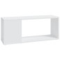 vidaXL Mueble para TV madera contrachapada blanco 80x24x32 cm vidaXL Mueble para TV madera contrachapada blanco 80x24x32 cm