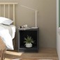 vidaXL Mesita de noche 2 uds madera de pino gris 35,5x33,5x41,5 cm vidaXL Mesita de noche 2 uds madera de pino gris 35,5x33,5x41,5 cm