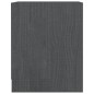 vidaXL Mesita de noche 2 uds madera de pino gris 35,5x33,5x41,5 cm vidaXL Mesita de noche 2 uds madera de pino gris 35,5x33,5x41,5 cm
