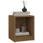 vidaXL Mesita noche 2 uds madera pino marrón miel 35,5x33,5x41,5cm vidaXL Mesita noche 2 uds madera pino marrón miel 35,5x33,5x41,5cm