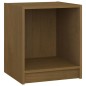 vidaXL Mesita noche 2 uds madera pino marrón miel 35,5x33,5x41,5cm vidaXL Mesita noche 2 uds madera pino marrón miel 35,5x33,5x41,5cm