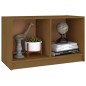 vidaXL Mueble de TV de madera maciza de pino marrón miel 70x33x42 cm vidaXL Mueble de TV de madera maciza de pino marrón miel 70x33x42 cm