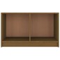 vidaXL Mueble de TV de madera maciza de pino marrón miel 70x33x42 cm vidaXL Mueble de TV de madera maciza de pino marrón miel 70x33x42 cm