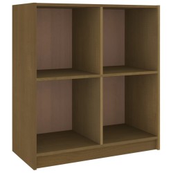 vidaXL Aparador madera maciza de pino marrón miel 70x33x76 cm
