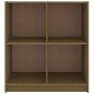 vidaXL Aparador madera maciza de pino marrón miel 70x33x76 cm vidaXL Aparador madera maciza de pino marrón miel 70x33x76 cm