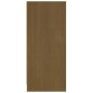 vidaXL Aparador madera maciza de pino marrón miel 70x33x76 cm vidaXL Aparador madera maciza de pino marrón miel 70x33x76 cm