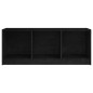 vidaXL Mueble de TV madera maciza de pino negro 104x33x41 cm vidaXL Mueble de TV madera maciza de pino negro 104x33x41 cm