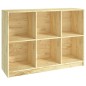 vidaXL Estantería de madera maciza de pino 104x33x76 cm vidaXL Estantería de madera maciza de pino 104x33x76 cm