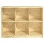 vidaXL Estantería de madera maciza de pino 104x33x76 cm vidaXL Estantería de madera maciza de pino 104x33x76 cm