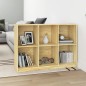 vidaXL Estantería de madera maciza de pino 104x33x76 cm vidaXL Estantería de madera maciza de pino 104x33x76 cm