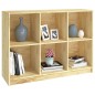 vidaXL Estantería de madera maciza de pino 104x33x76 cm vidaXL Estantería de madera maciza de pino 104x33x76 cm