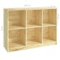 vidaXL Estantería de madera maciza de pino 104x33x76 cm vidaXL Estantería de madera maciza de pino 104x33x76 cm
