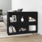 vidaXL Estantería de madera maciza de pino negra 104x33x76 cm