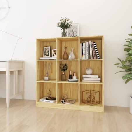 vidaXL Estantería/divisor de espacios madera de pino 104x33,5x110 cm