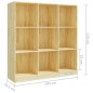 vidaXL Estantería/divisor de espacios madera de pino 104x33,5x110 cm vidaXL Estantería/divisor de espacios madera de pino 104x33,5x110 cm