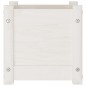 vidaXL Jardineras 2 uds madera maciza de pino blanco 31x31x31 cm vidaXL Jardineras 2 uds madera maciza de pino blanco 31x31x31 cm