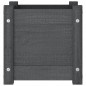 vidaXL Jardineras 2 uds madera maciza de pino gris 31x31x31 cm vidaXL Jardineras 2 uds madera maciza de pino gris 31x31x31 cm