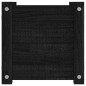 vidaXL Jardineras 2 uds madera maciza de pino negra 31x31x31 cm vidaXL Jardineras 2 uds madera maciza de pino negra 31x31x31 cm