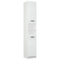 vidaXL Armario de baño madera contrachapada blanco 32x34x188,5 cm vidaXL Armario de baño madera contrachapada blanco 32x34x188,5 cm