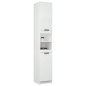 vidaXL Armario de baño madera contrachapada blanco 32x34x188,5 cm vidaXL Armario de baño madera contrachapada blanco 32x34x188,5 cm