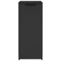 vidaXL Zapatero madera de ingeniería negro 30x35x70 cm vidaXL Zapatero madera de ingeniería negro 30x35x70 cm
