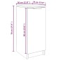 vidaXL Zapatero madera de ingeniería negro 30x35x70 cm vidaXL Zapatero madera de ingeniería negro 30x35x70 cm