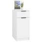 vidaXL Armario de escritorio madera contrachapada blanco 33,5x50x75 cm vidaXL Armario de escritorio madera contrachapada blanco 33,5x50x75 cm