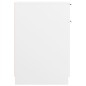 vidaXL Armario de escritorio madera contrachapada blanco 33,5x50x75 cm vidaXL Armario de escritorio madera contrachapada blanco 33,5x50x75 cm