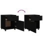 vidaXL Archivador con ruedas madera contrachapada negro 45x38x54 cm vidaXL Archivador con ruedas madera contrachapada negro 45x38x54 cm