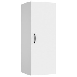 vidaXL Armario de pared madera contrachapada blanco 34,5x34x90 cm