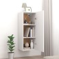 vidaXL Armario de pared madera contrachapada blanco 34,5x34x90 cm vidaXL Armario de pared madera contrachapada blanco 34,5x34x90 cm