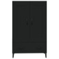 vidaXL Aparador de madera de ingeniería negro 70x31x115 cm vidaXL Aparador de madera de ingeniería negro 70x31x115 cm