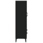 vidaXL Aparador de madera de ingeniería negro 70x31x115 cm vidaXL Aparador de madera de ingeniería negro 70x31x115 cm