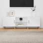 vidaXL Mueble para TV madera contrachapada blanco 150x30x50 cm