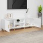 vidaXL Mueble para TV madera contrachapada blanco 150x30x50 cm