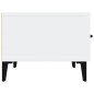 vidaXL Mueble de TV madera contrachapada blanco 150x34,5x30 cm vidaXL Mueble de TV madera contrachapada blanco 150x34,5x30 cm