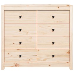 vidaXL Armario auxiliar de madera maciza de pino 100x40x90 cm