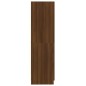 vidaXL Armario boticario contrachapado marrón roble 30x42,5x150 cm