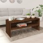 vidaXL Mesa de centro madera contrachapada roble marrón 100x40x40 cm vidaXL Mesa de centro madera contrachapada roble marrón 100x40x40 cm