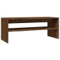 vidaXL Mesa de centro madera contrachapada roble marrón 100x40x40 cm vidaXL Mesa de centro madera contrachapada roble marrón 100x40x40 cm