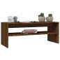 vidaXL Mesa de centro madera contrachapada roble marrón 100x40x40 cm vidaXL Mesa de centro madera contrachapada roble marrón 100x40x40 cm