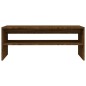 vidaXL Mesa de centro madera contrachapada roble marrón 100x40x40 cm vidaXL Mesa de centro madera contrachapada roble marrón 100x40x40 cm