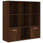 vidaXL Estantería color marrón roble 98x30x98 cm vidaXL Estantería color marrón roble 98x30x98 cm