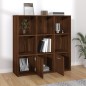 vidaXL Estantería color marrón roble 98x30x98 cm vidaXL Estantería color marrón roble 98x30x98 cm