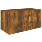 vidaXL Armario de pared madera contrachapada roble ahumado 80x39x40 cm