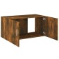 vidaXL Armario de pared madera contrachapada roble ahumado 80x39x40 cm