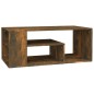 vidaXL Mesa de centro madera contrachapada roble ahumado 100x50x40 cm vidaXL Mesa de centro madera contrachapada roble ahumado 100x50x40 cm
